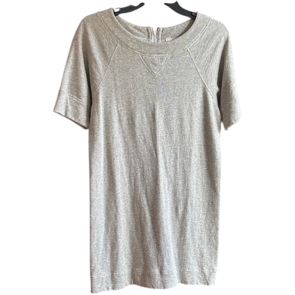 J. Crew gray cotton wool blend casual dress Sz XS